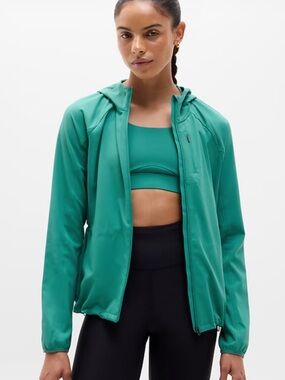 Athleta dash water repellent jacket reflective XL NEW